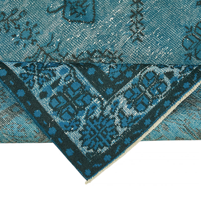 Alfombra Tallada a Mano Sobre Teñida - 148 cm x 261 cm - K0080733