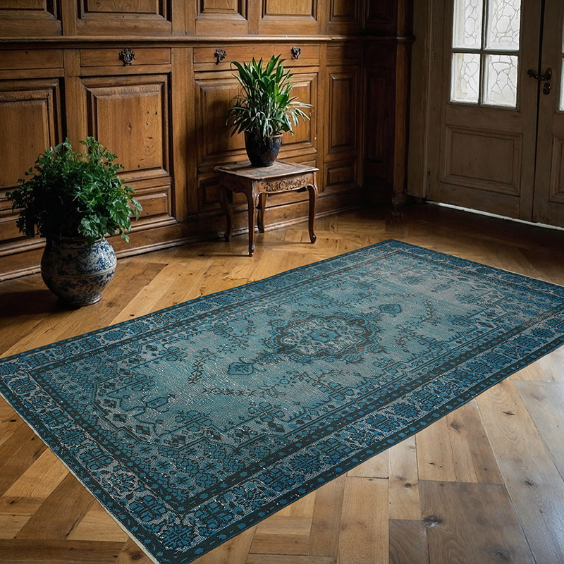 El Oyması Boyalı Halı - 148 cm x 261 cm - K0080733