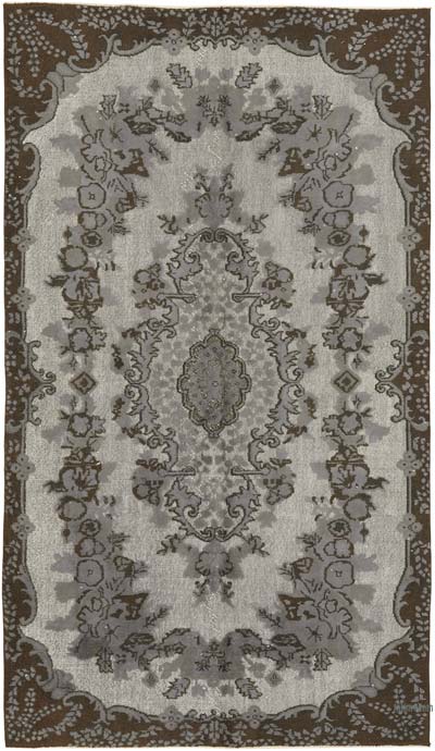 El Oyması Boyalı Halı - 183 cm x 300 cm