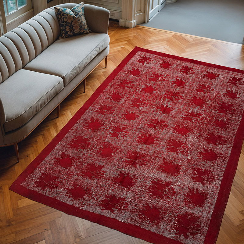 Alfombra Tallada a Mano Sobre Teñida - 218 cm x 317 cm - K0080736