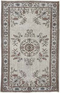Hand Carved Over-Dyed Rug - 6'  x 9' 5" (72" x 113")