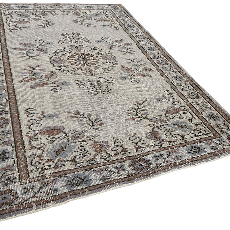 Alfombra Tallada a Mano Sobre Teñida - 183 cm x 287 cm - K0080738