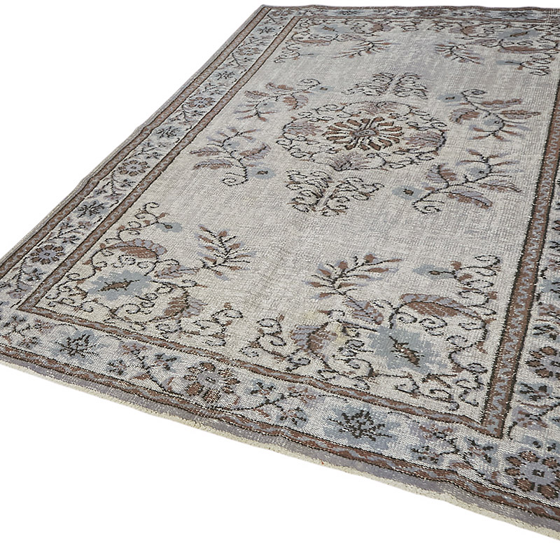 Alfombra Tallada a Mano Sobre Teñida - 183 cm x 287 cm - K0080738