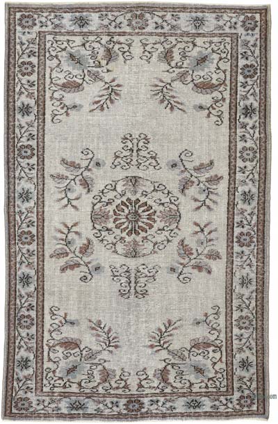 El Oyması Boyalı Halı - 183 cm x 287 cm