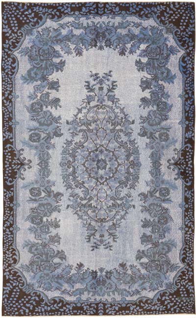 Hand Carved Over-Dyed Rug - 5' 8" x 9' 4" (68" x 112")