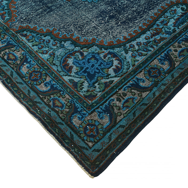 Hand Carved Over-Dyed Rug - 6' 9" x 10' 11" (81" x 131") - K0080741