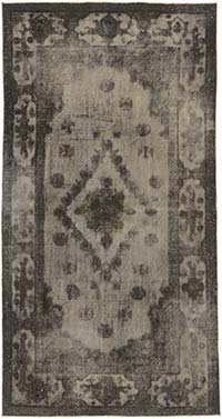 El Oyması Boyalı Halı - 125 cm x 242 cm