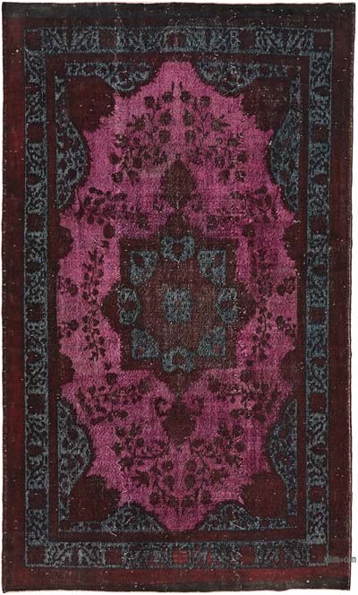 El Oyması Boyalı Halı - 212 cm x 354 cm
