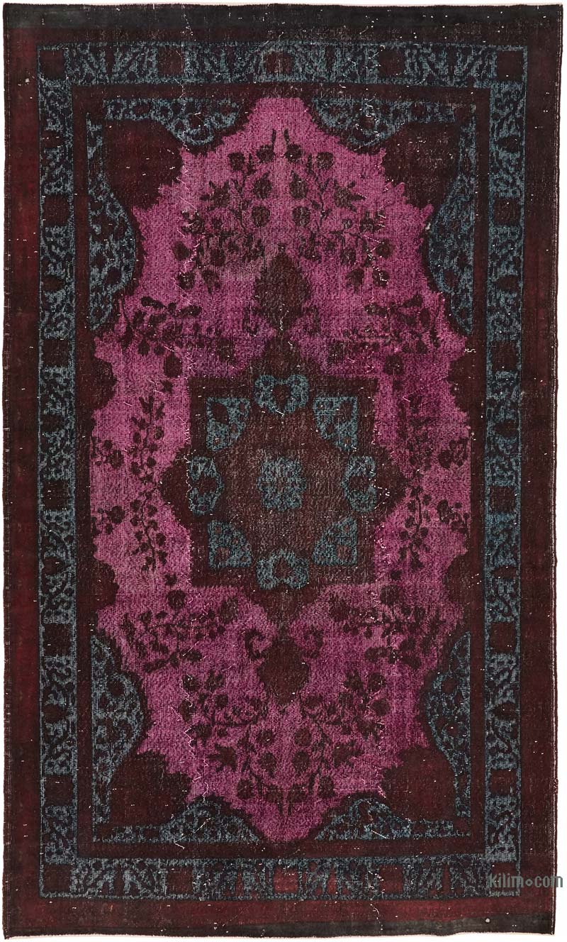 El Oyması Boyalı Halı - 212 cm x 354 cm - K0080746