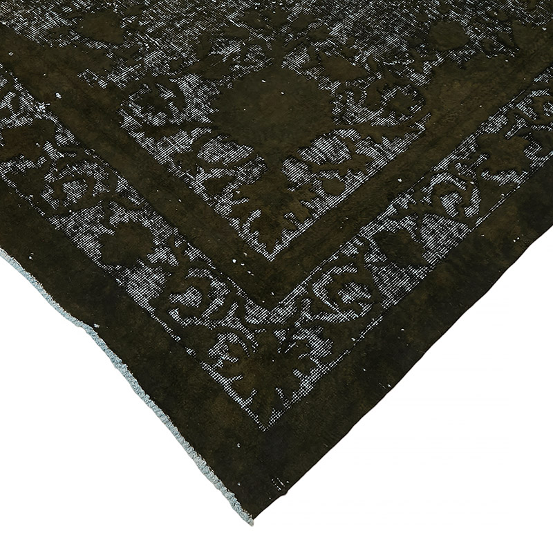Hand Carved Over-Dyed Rug - 7'  x 11' 4" (84" x 136") - K0080747