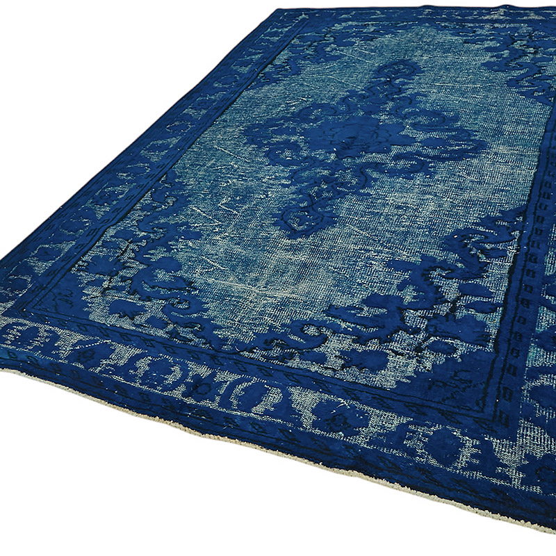 Hand Carved Over-Dyed Rug - 7' 2" x 10' 7" (86" x 127") - K0080749