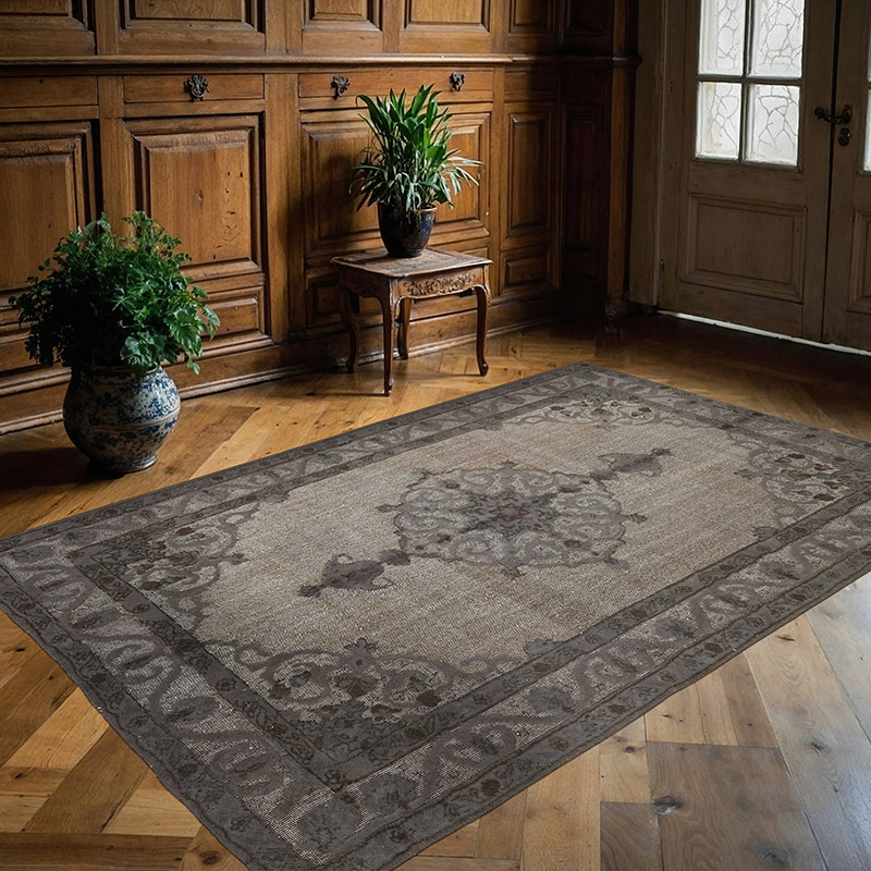 El Oyması Boyalı Halı - 174 cm x 261 cm - K0080755