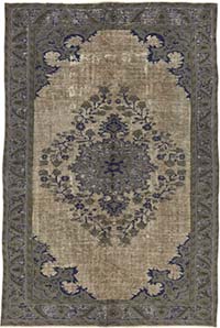 El Oyması Boyalı Halı - 181 cm x 268 cm