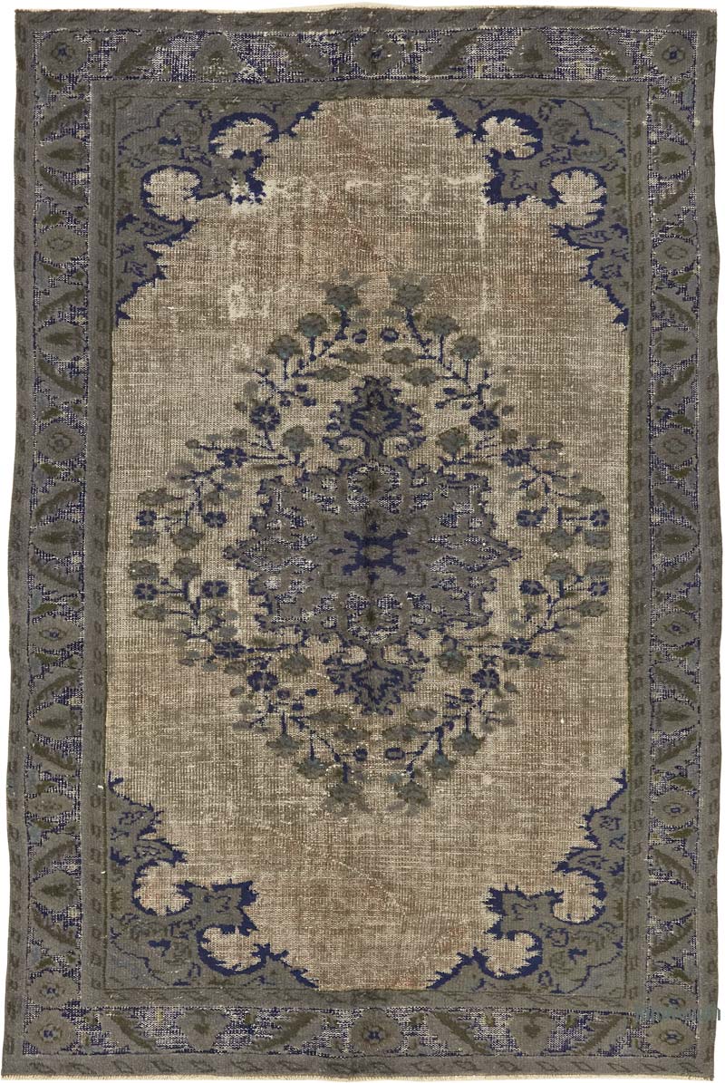 El Oyması Boyalı Halı - 181 cm x 268 cm - K0080756