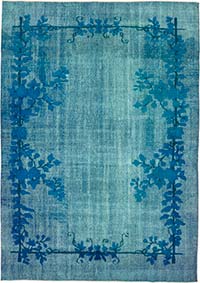 El Oyması Boyalı Halı - 217 cm x 300 cm