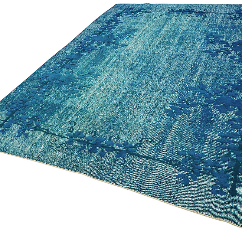 Hand Carved Over-Dyed Rug - 7' 1" x 9' 10" (85" x 118") - K0080757