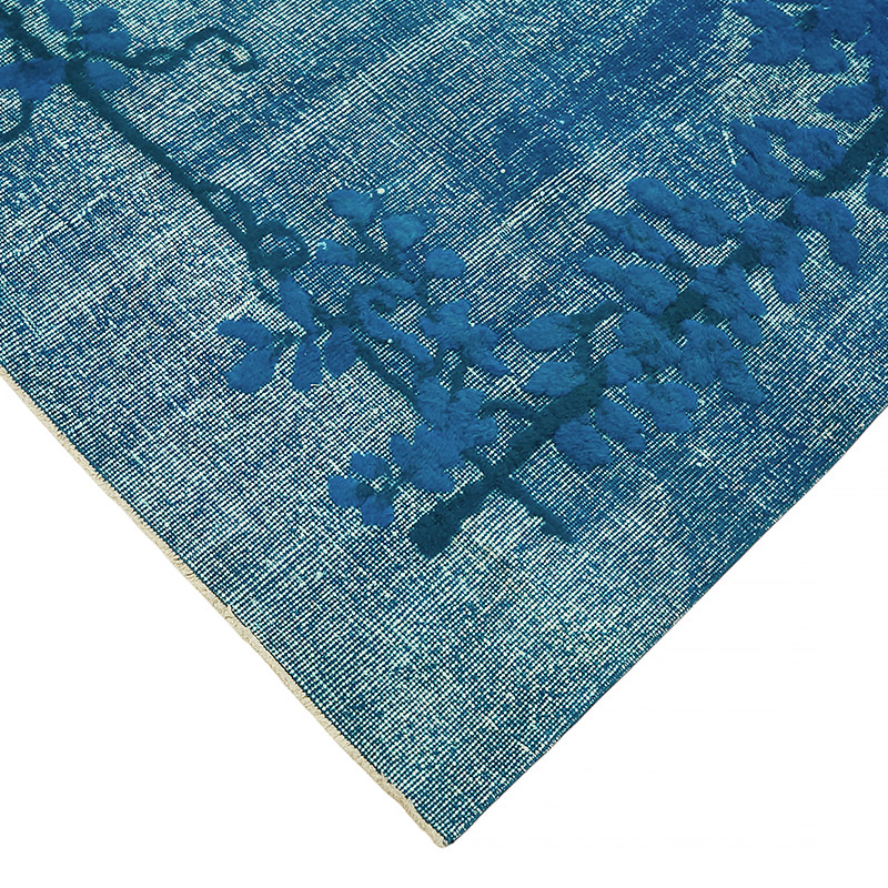 Hand Carved Over-Dyed Rug - 7' 1" x 9' 10" (85" x 118") - K0080757