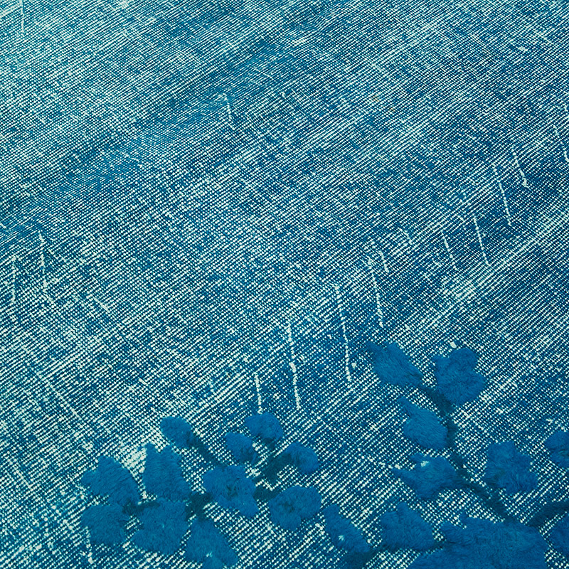 Hand Carved Over-Dyed Rug - 7' 1" x 9' 10" (85" x 118") - K0080757