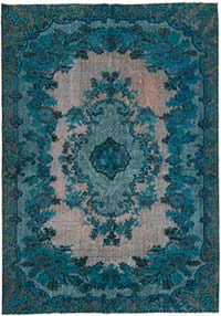El Oyması Boyalı Halı - 210 cm x 295 cm