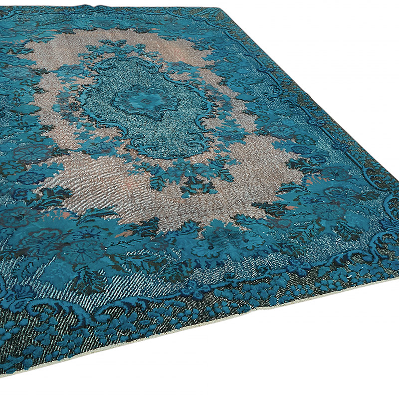 Alfombra Tallada a Mano Sobre Teñida - 210 cm x 295 cm - K0080759