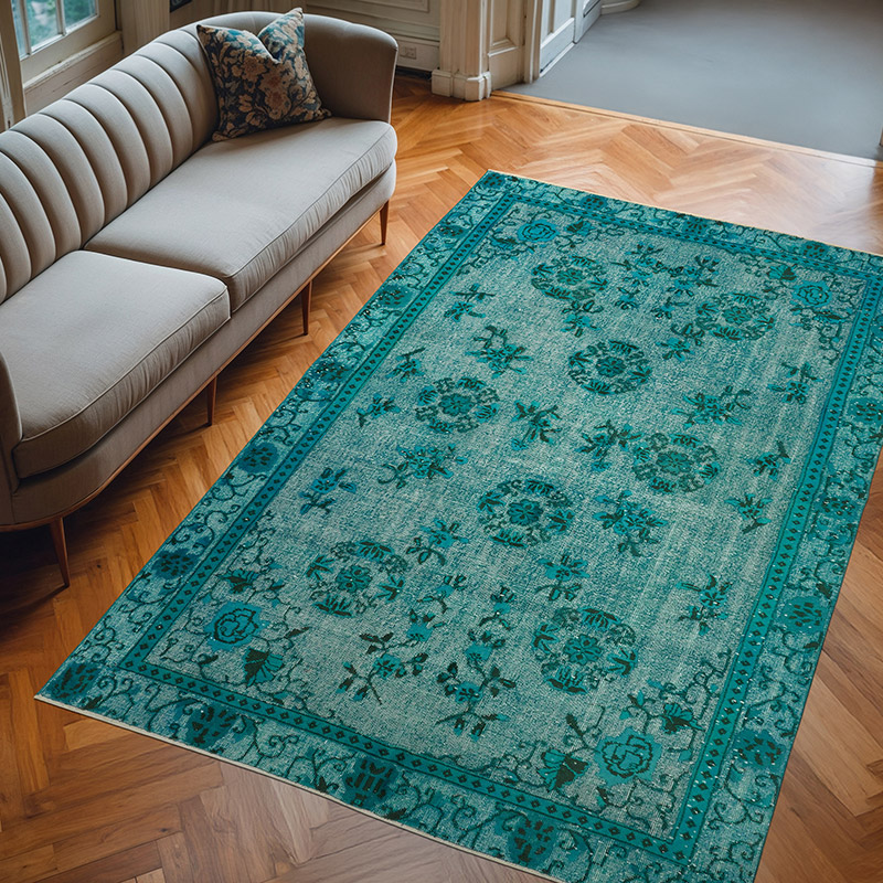 El Oyması Boyalı Halı - 200 cm x 301 cm - K0080760
