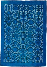 Hand Carved Over-Dyed Rug - 6' 6" x 9' 6" (78" x 114")