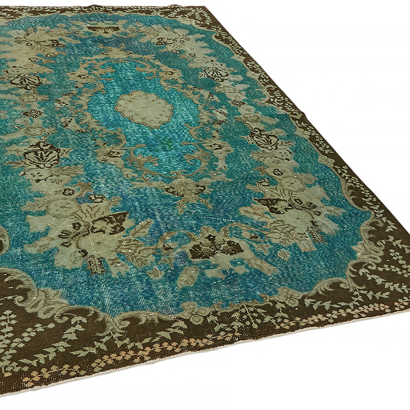 Alfombra Tallada a Mano Sobre Teñida - 178 cm x 293 cm - K0080763