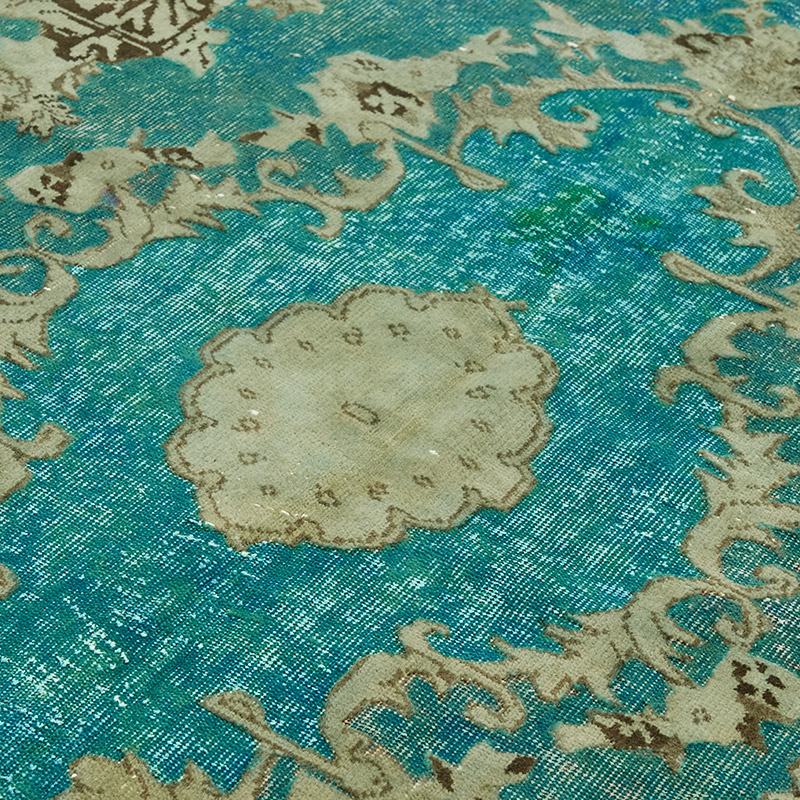 Alfombra Tallada a Mano Sobre Teñida - 178 cm x 293 cm - K0080763
