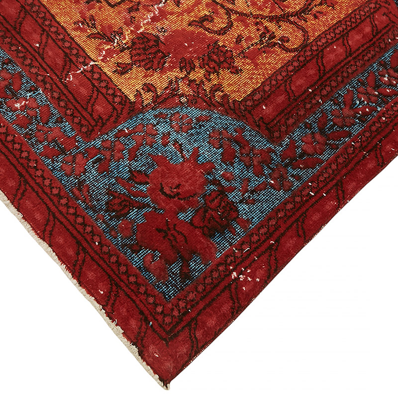 Alfombra Tallada a Mano Sobre Teñida - 207 cm x 318 cm - K0080764