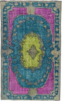 El Oyması Boyalı Halı - 150 cm x 246 cm