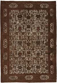 Hand Carved Over-Dyed Rug - 6' 9" x 10'  (81" x 120")