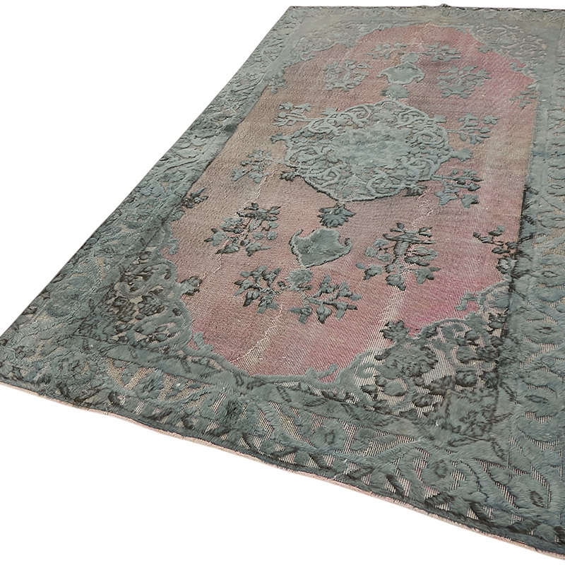 Alfombra Tallada a Mano Sobre Teñida - 160 cm x 297 cm - K0080768