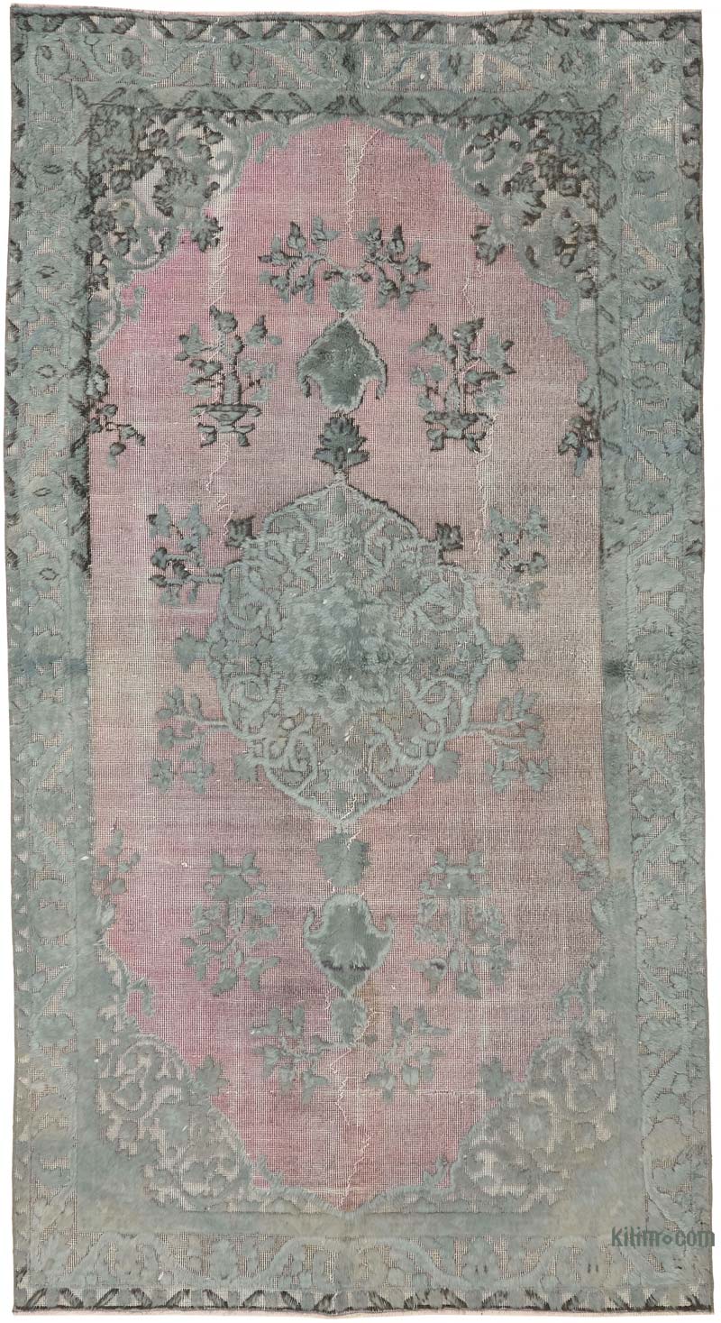 Alfombra Tallada a Mano Sobre Teñida - 160 cm x 297 cm - K0080768