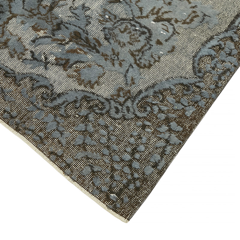 Alfombra Tallada a Mano Sobre Teñida - 166 cm x 284 cm - K0080769