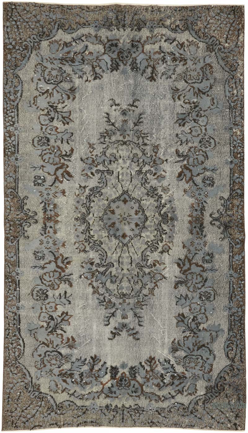 Alfombra Tallada a Mano Sobre Teñida - 166 cm x 284 cm - K0080769