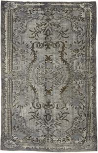 Hand Carved Over-Dyed Rug - 6'  x 9' 3" (72" x 111")