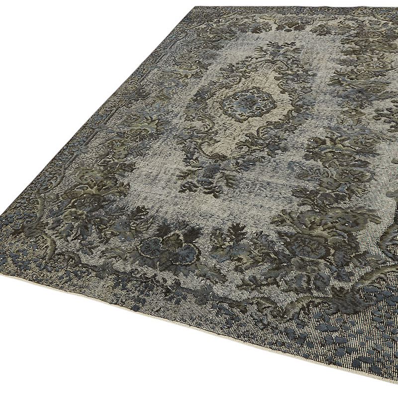 Alfombra Tallada a Mano Sobre Teñida - 178 cm x 285 cm - K0080772