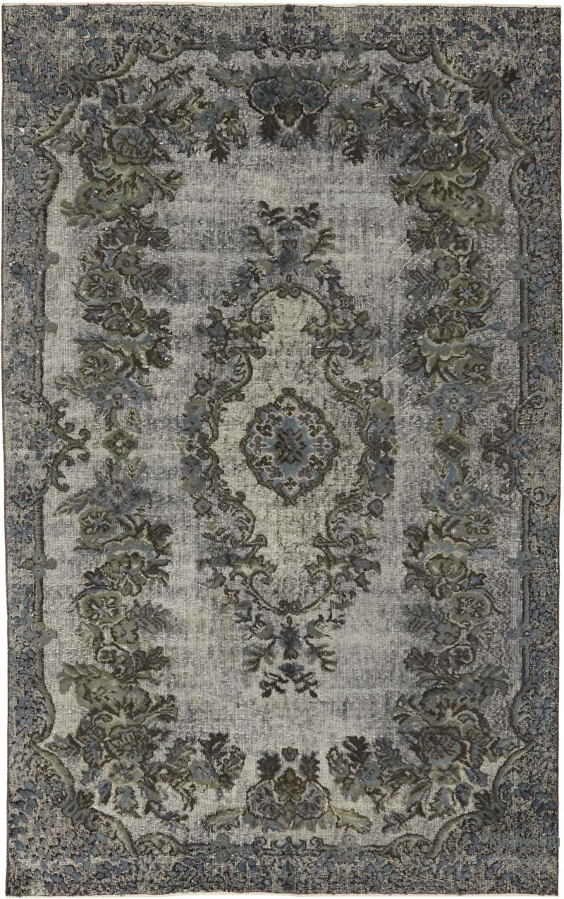 Alfombra Tallada a Mano Sobre Teñida - 178 cm x 285 cm - K0080772