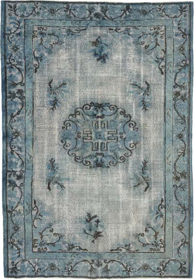 El Oyması Boyalı Halı - 213 cm x 305 cm