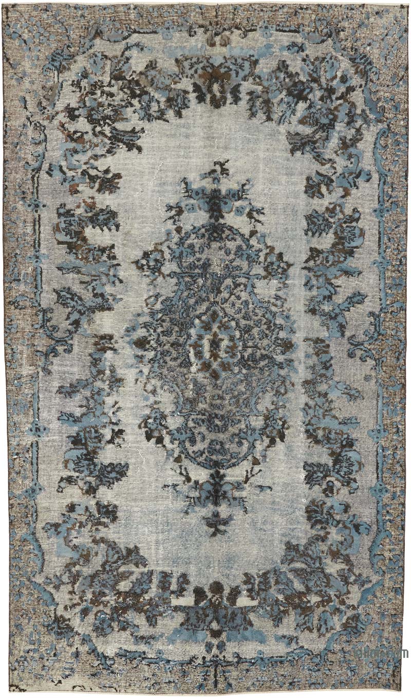 El Oyması Boyalı Halı - 188 cm x 326 cm - K0080775