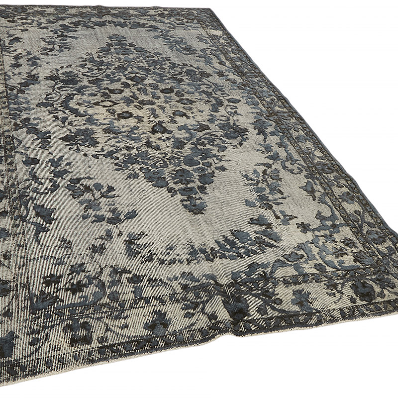 Hand Carved Over-Dyed Rug - 5' 8" x 10' 6" (68" x 126") - K0080776