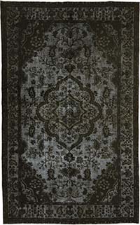 Hand Carved Over-Dyed Rug - 6' 5" x 10' 4" (77" x 124")