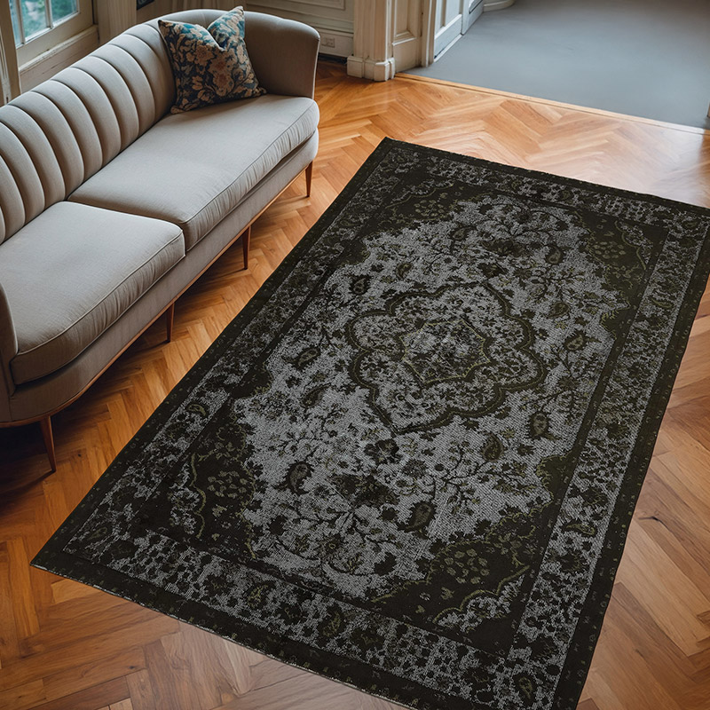 El Oyması Boyalı Halı - 196 cm x 314 cm - K0080777