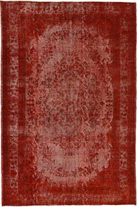 El Oyması Boyalı Halı - 195 cm x 291 cm