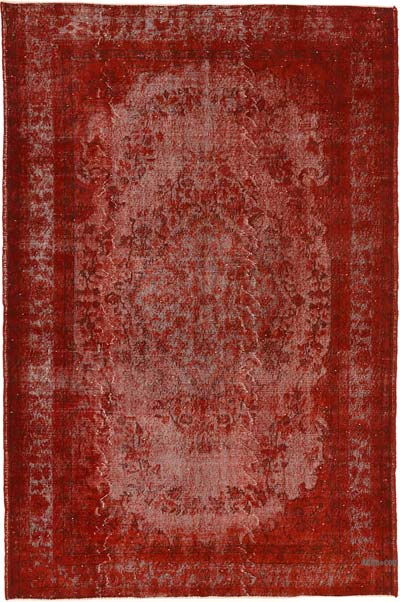 El Oyması Boyalı Halı - 195 cm x 291 cm