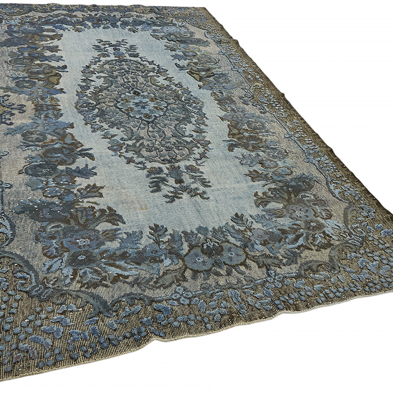 Alfombra Tallada a Mano Sobre Teñida - 189 cm x 306 cm - K0080779