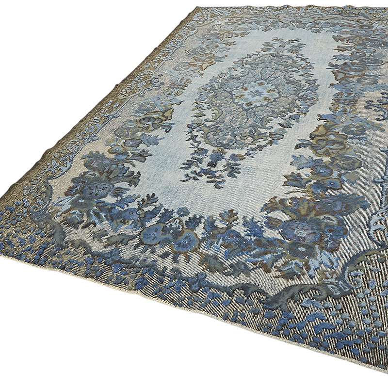 Alfombra Tallada a Mano Sobre Teñida - 189 cm x 306 cm - K0080779