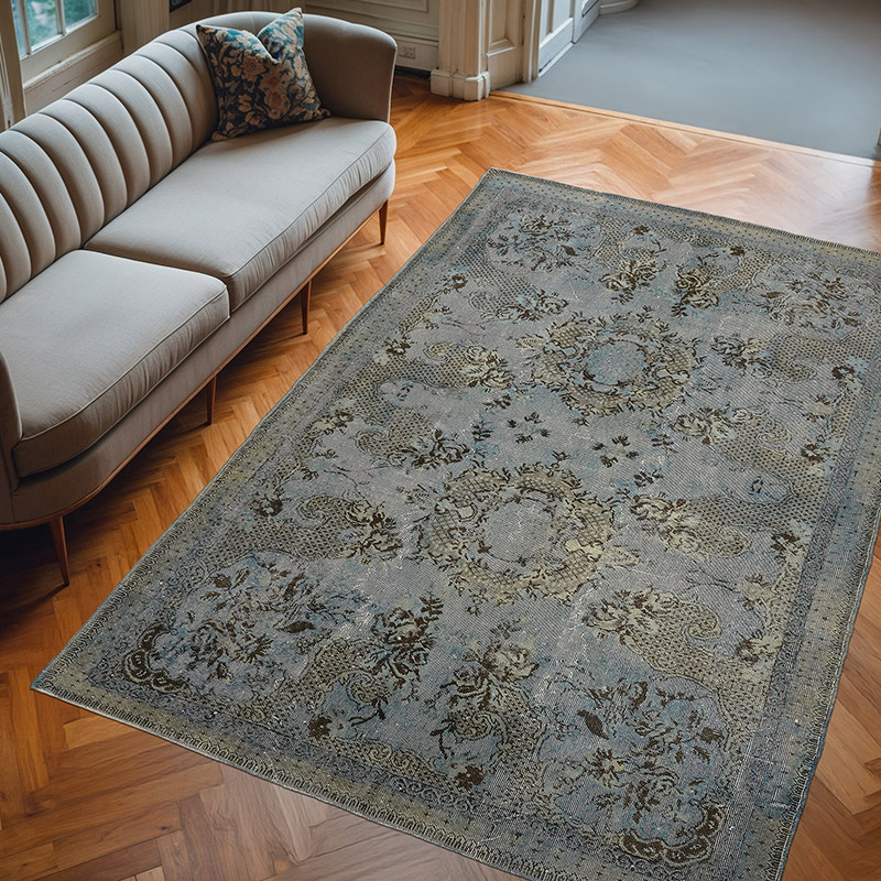 El Oyması Boyalı Halı - 195 cm x 288 cm - K0080780