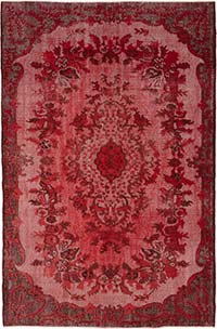 El Oyması Boyalı Halı - 180 cm x 278 cm