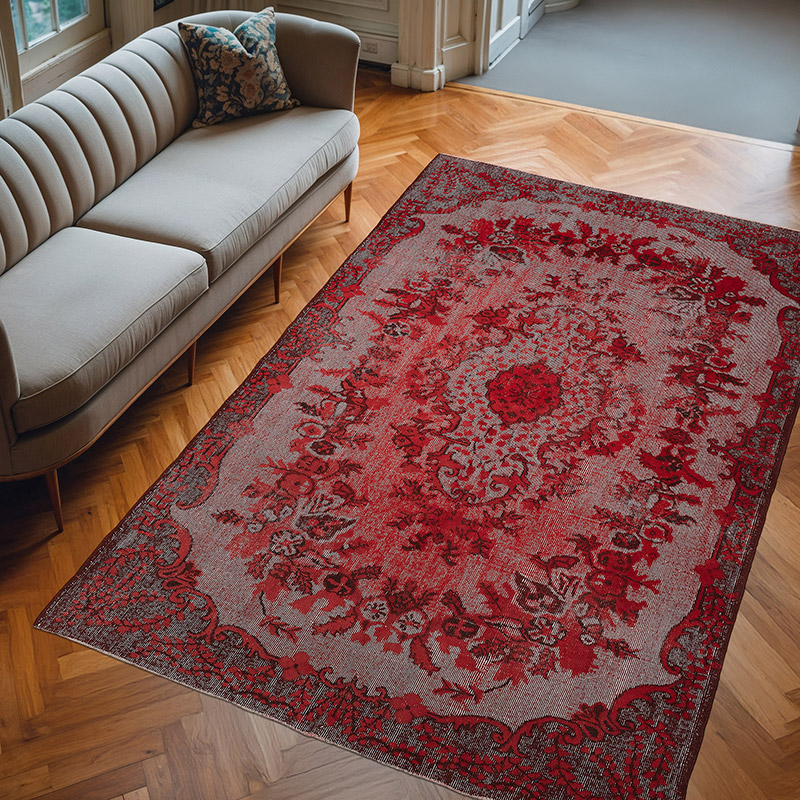 El Oyması Boyalı Halı - 180 cm x 278 cm - K0080781